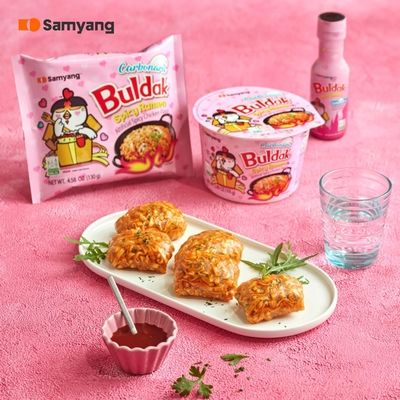 Samyang Carbonara Hot Chicken Flavor Ramen Pink 130g 