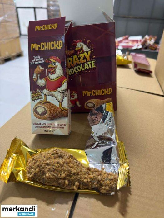 Mr. CHICKO Chicken Shaped VIRAL CHOCOLATE 12 Pieces Box