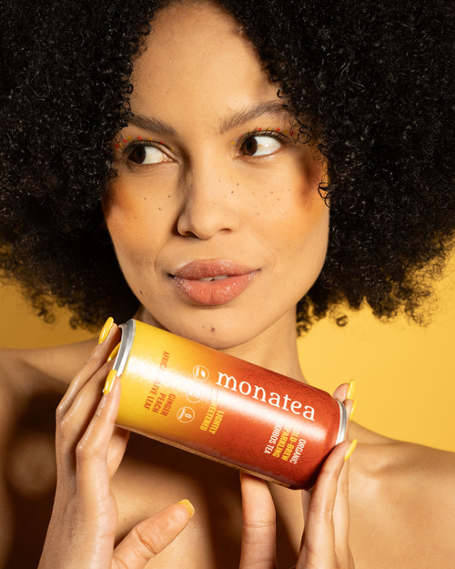 Cold-Brewed Rooibos & Botanical Beverage – Ginger, Peach & African Olive Leaf (Lightly Sweetened)