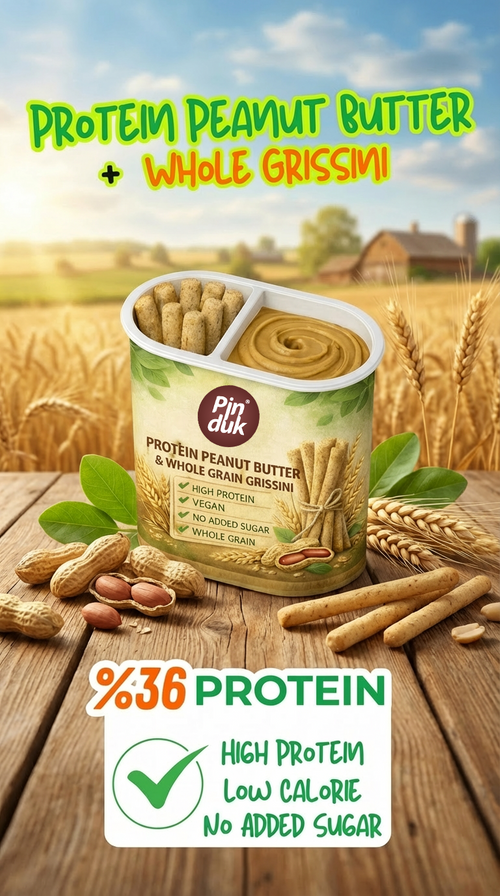 Peanut Spread with Pea Protein & Whole Grain Breadsticks