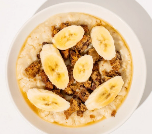 Cookie-Banana Porridge 