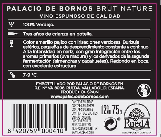 Palacio de Bornos Verdejo Brut Nature