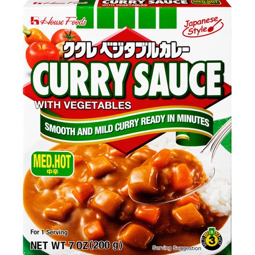 200g Kukure Vegetable Curry Med Hot