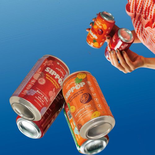 SIPPOP Mini Bursting Boba Sparkling Drink (RTD Can)