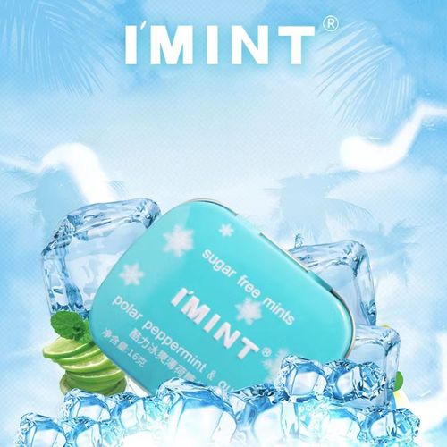 I'MINT Polar Peppermint Flavored Sugar-free Mints 16g