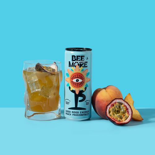 BEEMORE Functional Energy Drink - Peach Passionfruit