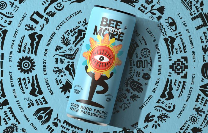 BEEMORE Functional Energy Drink - Peach Passionfruit
