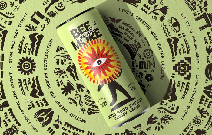 BEEMORE Functional Energy Drink – Cloudy Lemon