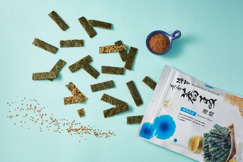 Golden Buckwheat Seaweed product series (Original Flavor、Almond Flavor、Spicy Flavor、Sesame Flavor)