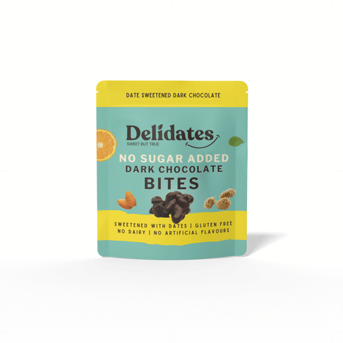 Delidates - Date Sweetened Dark Chocolate with Mulberry & Almond & Orange