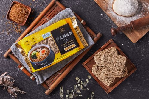 Golden Buckwheat Noodles (QQ Noodles)