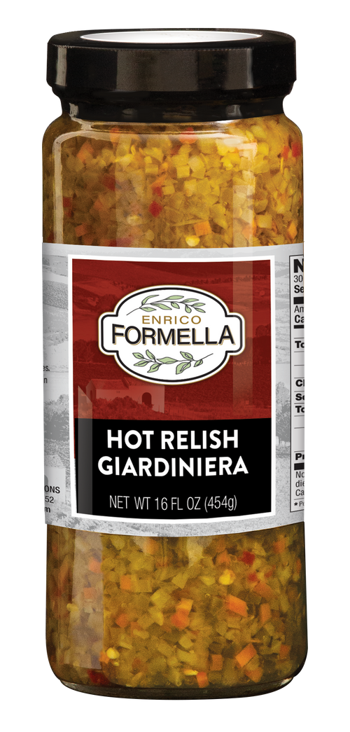 Hot and Mild Giardiniera Relish
