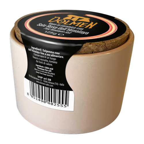 Himalayan Pink Salt Ceramic Jar