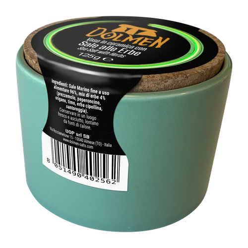 Salt and Herbs Ceramic Jar