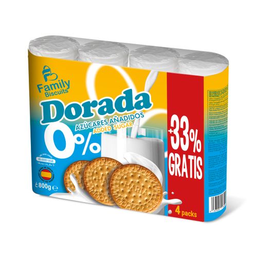 DORADA 0% ADDED SUGAR FB 800G