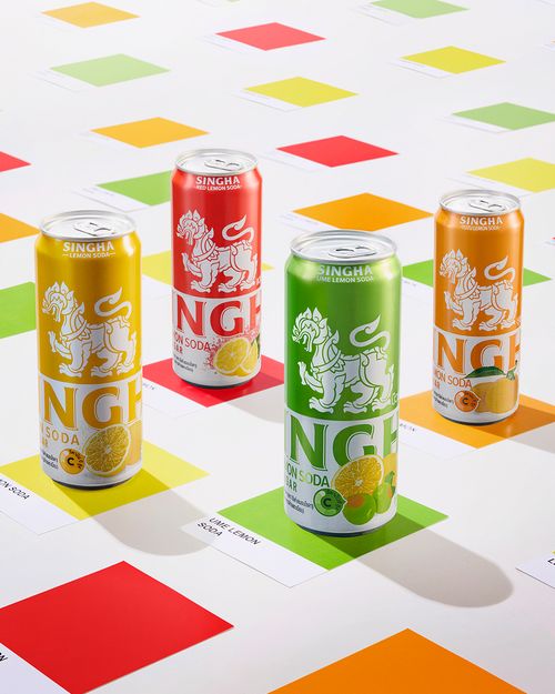 Singha Lemon Soda Soft Drink