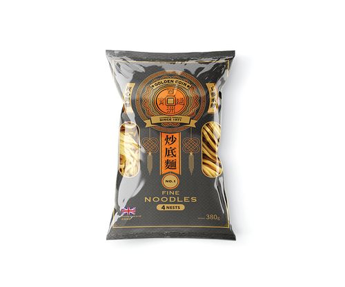 Golden Coin Fine Noodles 380g  (Retail) (4 Nests)