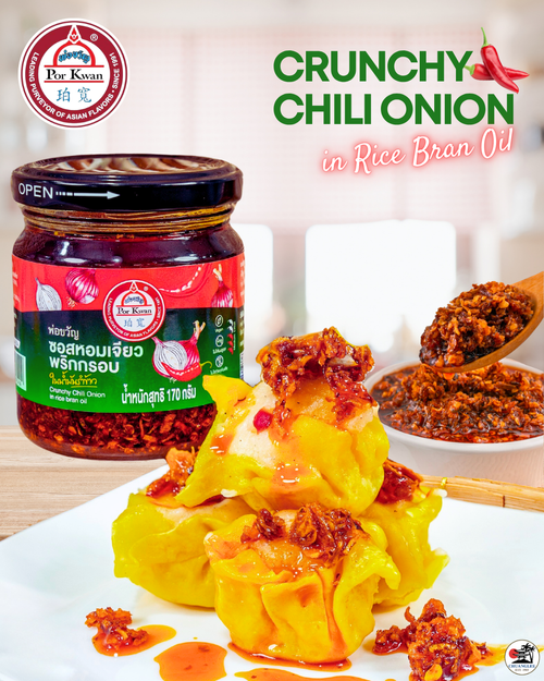 POR KWAN CRUNCHY CHILI ONION IN RICE BRAN OIL