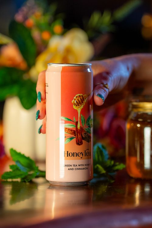 Green Tea with Honey and Cinnamon  - Can