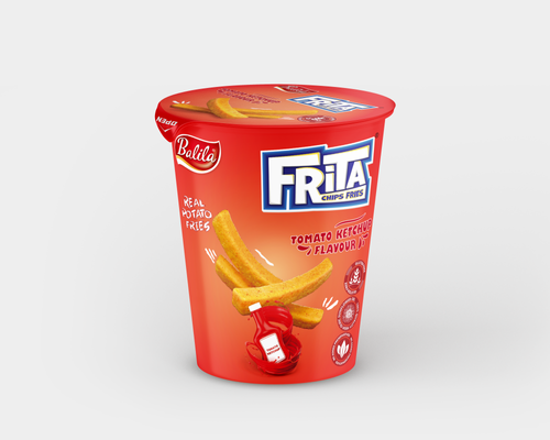 Balila Frita chips fries Tomato Ketchup flavour, 40 g