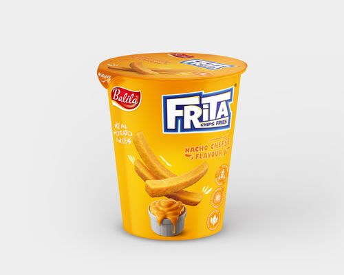 Balila Frita chips fries Nacho Cheese flavour, 40 g