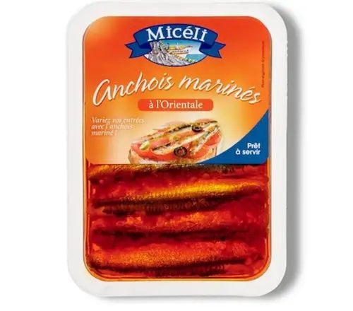 Fillets of marinated anchovies Orientalo style