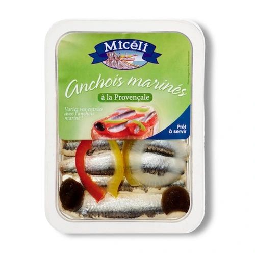 Fillets of marinated anchovies Provencal Style