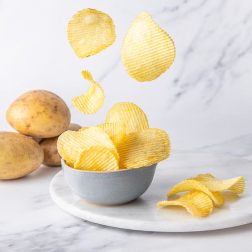 Unsalted Crinkle Crisps LOOSE 4.5kg