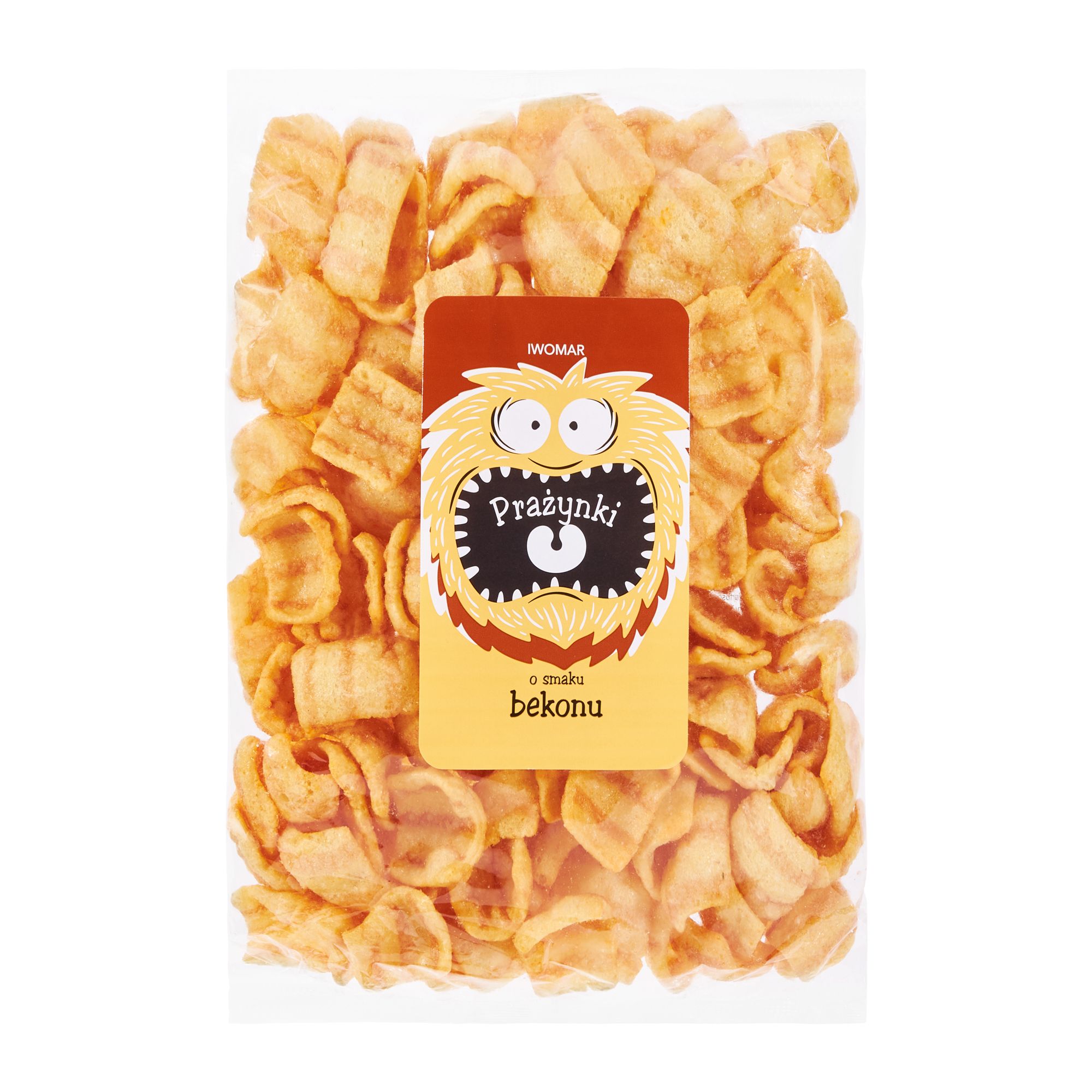 Prażynki o smaku bekonu