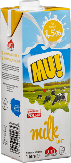 UHT Milk 1,5% 1L MU!
