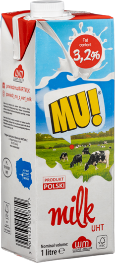 UHT Milk 3,2% 1L MU!