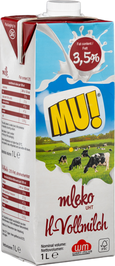 UHT Milk 3,5% 1L MU!
