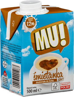 UHT Cream 12% 0,5L MU!