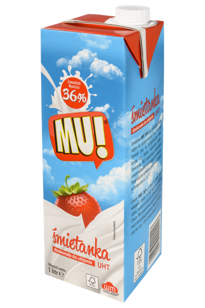 UHT Cream 36% 1L MU!