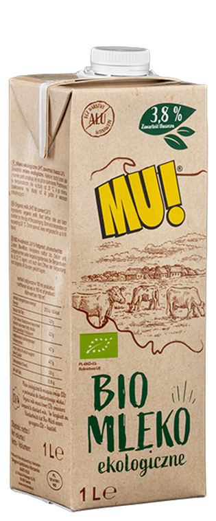 UHT Milk 3,8% BIO 1L MU!