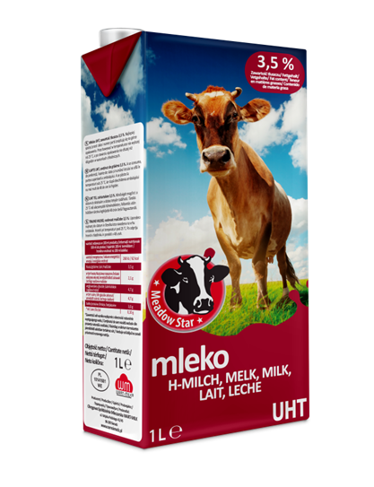 UHT Milk 3,5% 1L Meadow Star