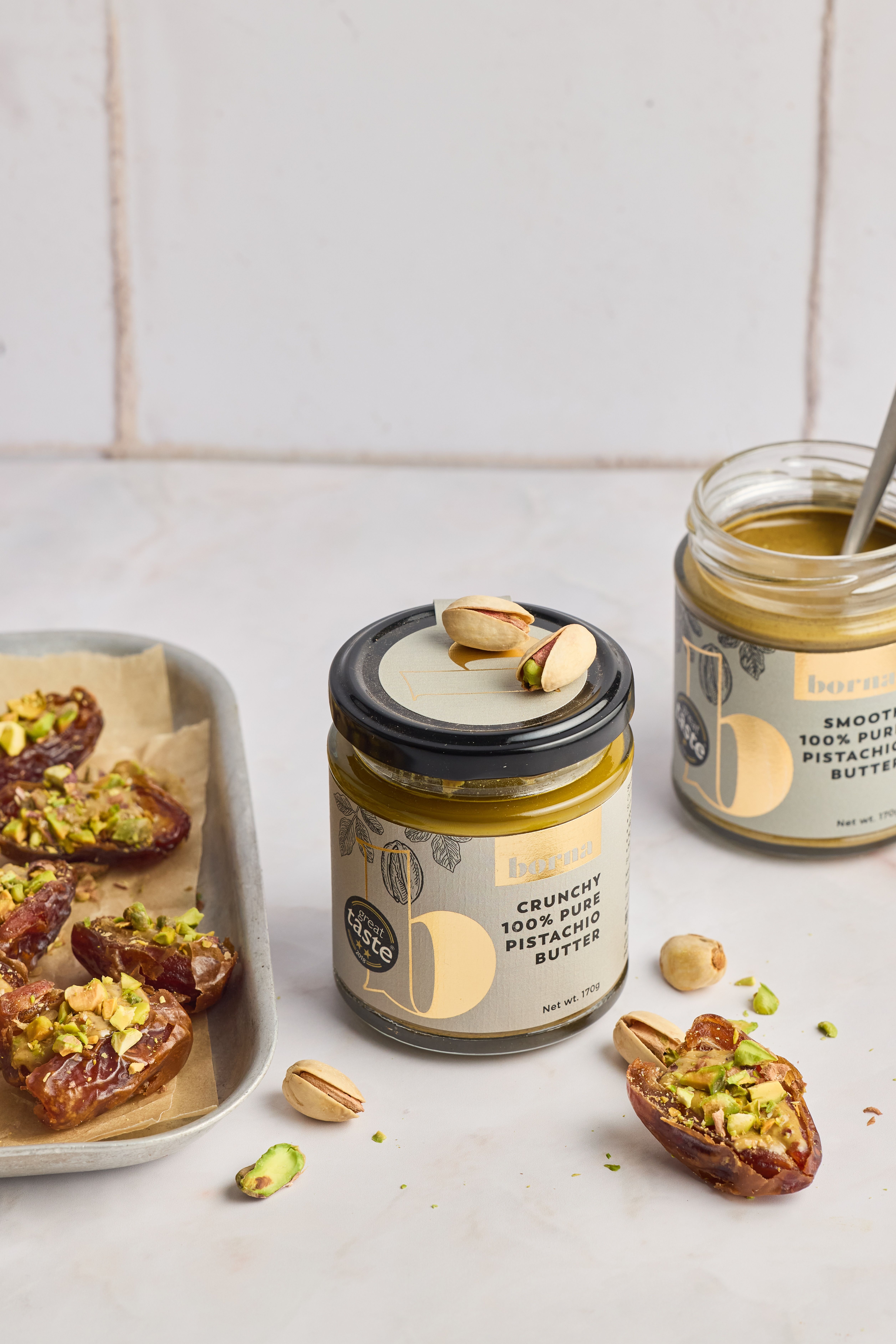 CRUNCHY 100% PURE PISTACHIO BUTTER