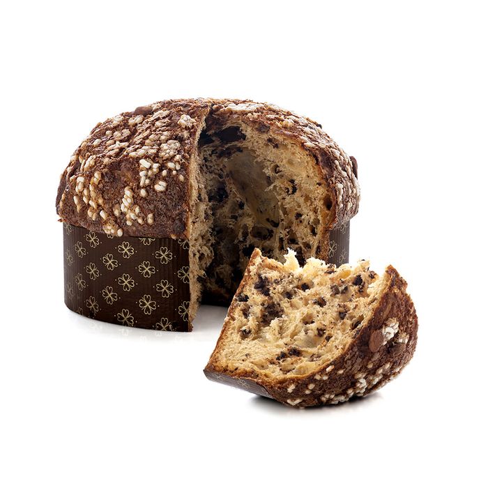 Panettone with dark chocolate drops