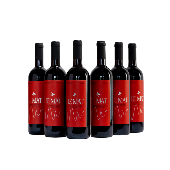 Le Mat, Muse, Non Alcoholic Wine Alternative, Red, 750 ml.