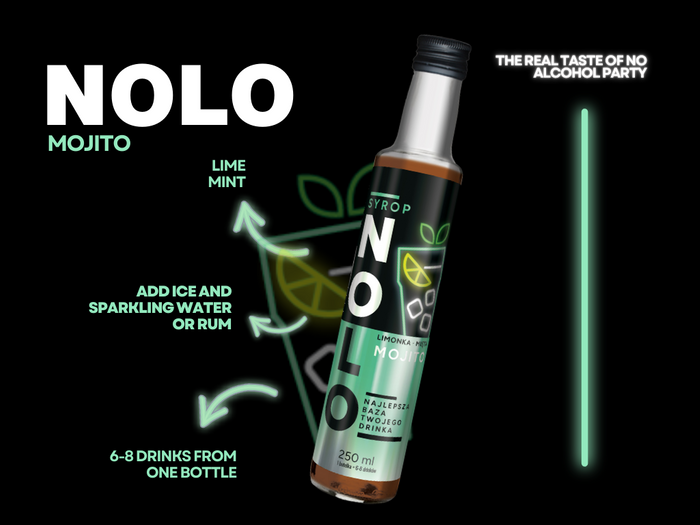 NOLO MOJITO SYRUP 250 ML International Food Drink Event 2025