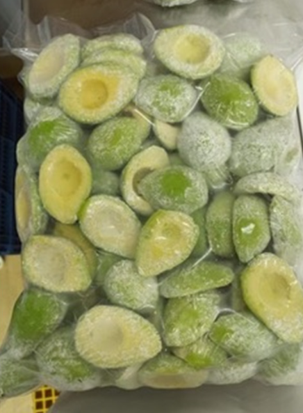 FROZEN AVOCADO  DICES, SLICES, HALVES