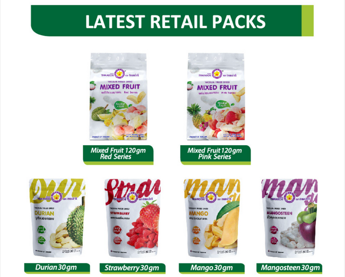 Freeze Dried Fruits - Retail Packaging