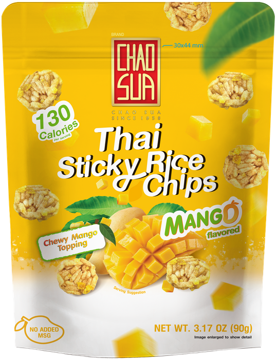 THAI STICKY RICE CHIPS MANGO CHAO SUA BRAND