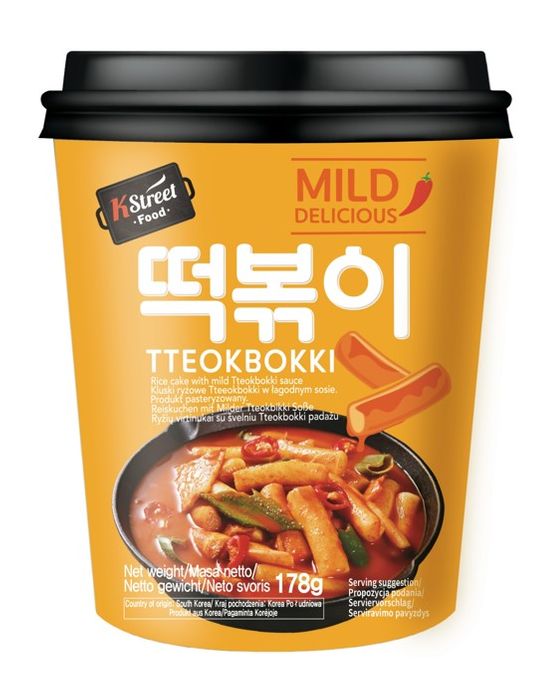 CUP TTEOKBOKKI (Mild, Spicy, Carbo, Jjajang)