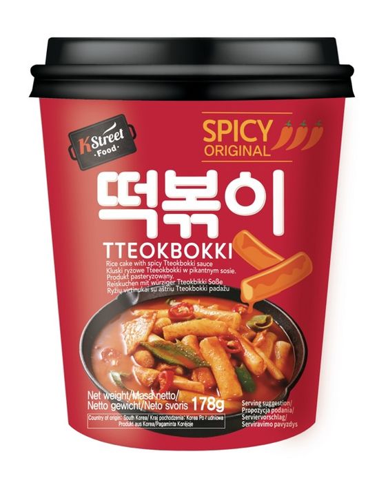CUP TTEOKBOKKI (Mild, Spicy, Carbo, Jjajang)