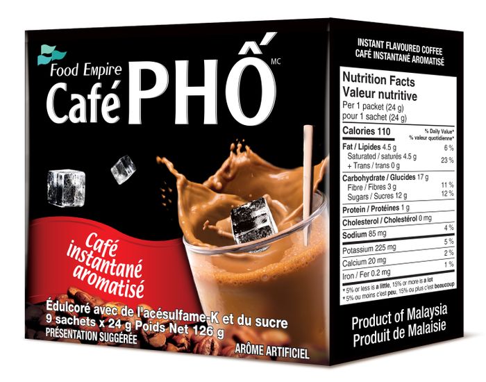 Food Empire Cafe Pho Vietnamese Iced Coffee 3IN1