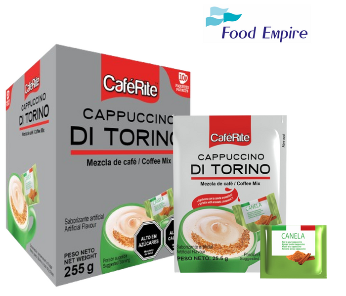 CafeRite Cappuccino Di Torino with Cinnamon Powder Topping