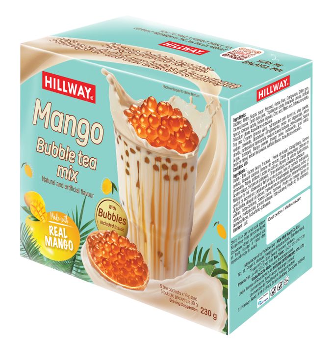 Hillway Bubble Tea - Royal, Mango, Strawberry & Taro