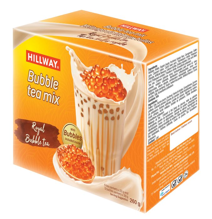 Hillway Bubble Tea - Royal, Mango, Strawberry & Taro