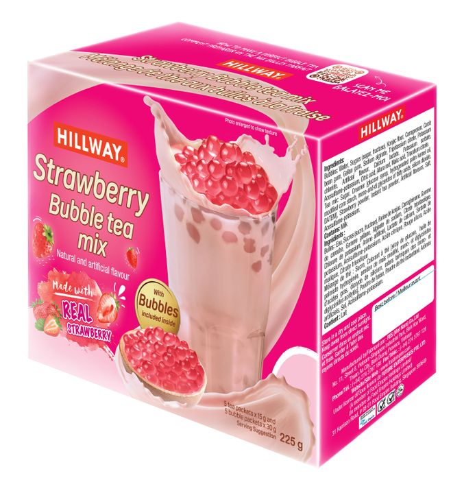 Hillway Bubble Tea - Royal, Mango, Strawberry & Taro